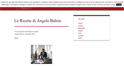 Desktop Screenshot of angelobabini.it